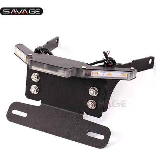Fender Eliminator License Plate Holder For HONDA CB900F CB 900F HORNET 2001-2007 Motorcycle Accessories LED Turn Signal Lights