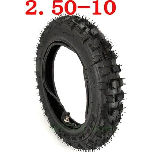 Good quality 2.50-10 inner and outer tires Honda crf50f Yamaha pw50 ttr50e geotextile bicycle 10 inch wheel