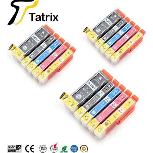 Tatrix Compatible Ink Cartridge for Epson 26XL T2621 T2631 For Epson XP-510 XP-520 XP-600 XP-605 XP-610 XP-615 XP-620 XP-625 etc