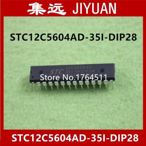 [LAN] STC microcontroller STC12C5604AD-35I-DIP28 new original (B6L1) --20pcs/lot