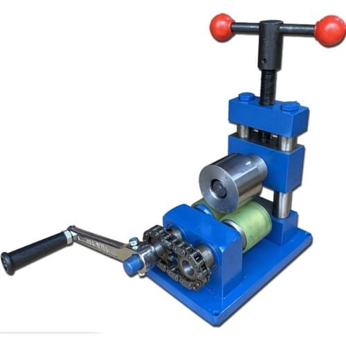Multifunctional Hand Crank Ring Bracelet Tool One Machine Dual Purpose Roll Forming Machine Ring Bracelet Bending Machine
