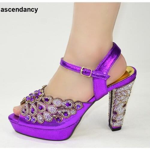 Latest Design 2020 Spring Autumn Women Pumps Sexy Buckles High Heels Shoes Women Luxury 2020 Rhinestone Wedding Party Shoes