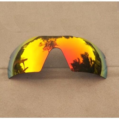 Orange Red Mirrored Polarized Replacement Lenses for Radar XL Sunglasses Frame 100% UVA & UVB Anti-scratch
