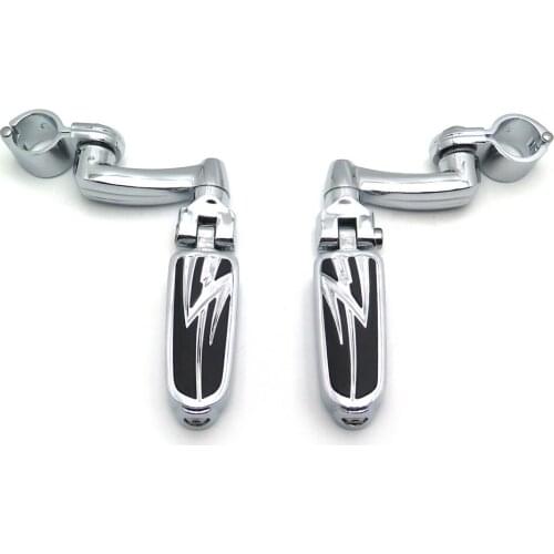 Aftermarket free shipping motorcycle parts Flash Archaed FootPeg 1.25"Engine Guard For Yamaha XV250 Harley davidson Dyna Touring