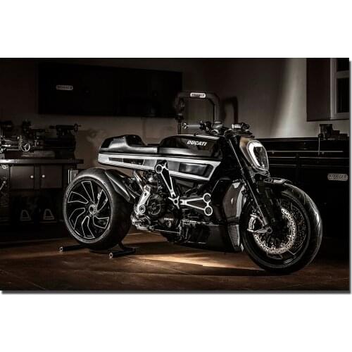 Ducati xDiavel Motorcycle Canvas Painting Decoration Poster and Prints Wall Art Pictures For Living Room
