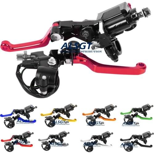 For Honda CR125R CR250R CR 125R 250R CRF230F CRF250R CRF 230 250 R CNC 7/8" Dirt Pit Bike Brake Master Cylinder Clutch Levers