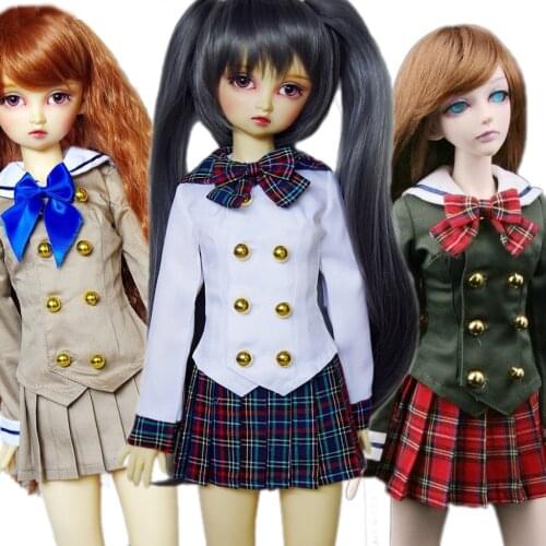 [wamami] 288# Brown School Uniform/Suit For 1/4 MSD 1/3 SD DZ BJD Dollfie