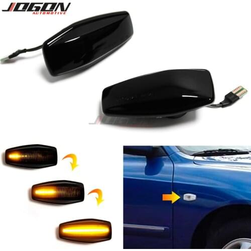 Dynamic Turn Signal Light LED Side Marker Fender Indicator Lamp For Hyundai Elantra XD i10 Getz Sonata XG Tucson Terracan Coupe