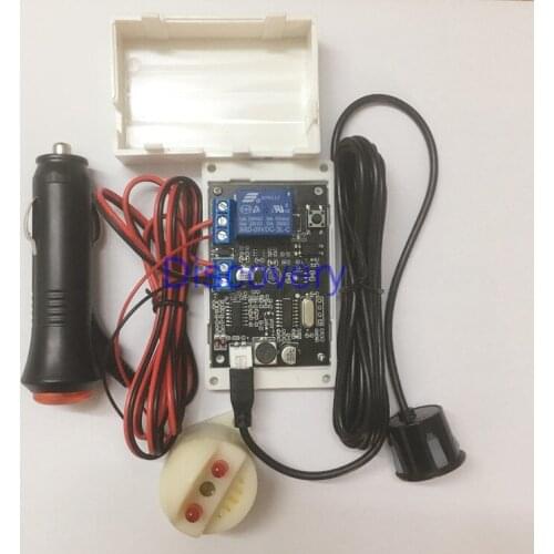 Ultrasonic Distance Sensor/special Front Queuing Vehicle to Alarm after Leaving/supporting Buzzer Cigarette Lighter