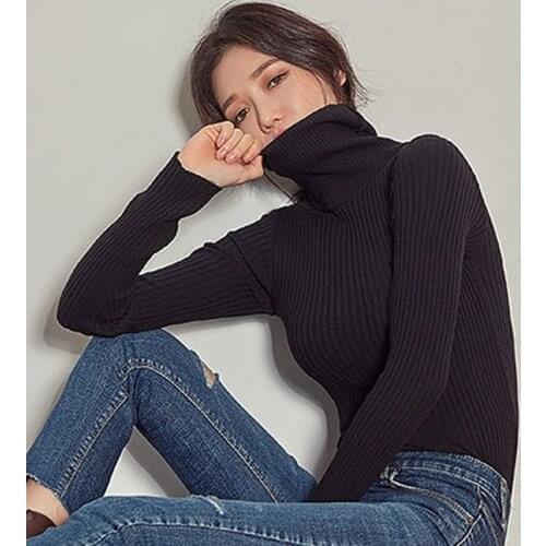 Turtleneck Women Cashmere Sweater Women Winter Sweaters Ladies Warm Winter Woman Sweater Knitting Pullovers Female Sweater