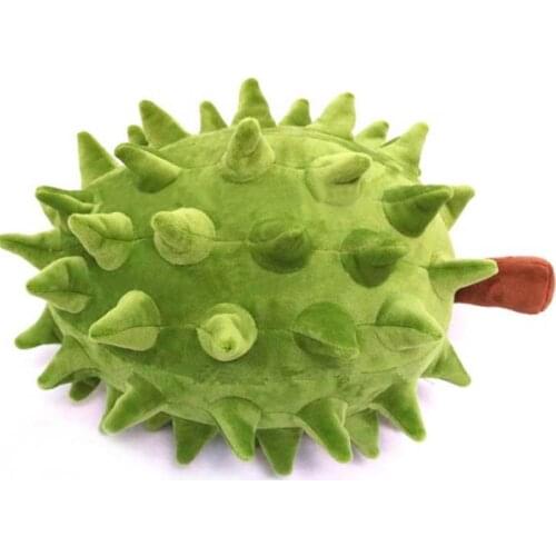 1Pcs 23CM/40CM Fruit Durian Plush Toy Doll Simulation Fruit Toy Pillow Kids Toys Sofa Decorations Holiday Gifts Kawaii Fruit
