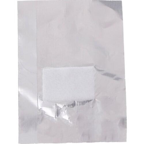 200pcs Aluminium Foil Nail Art Soak Off Acrylic Gel Polish Nail Wraps Remover