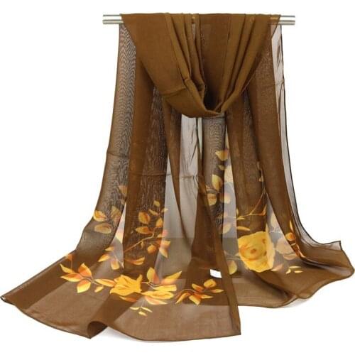 2020 NEW Breathable Beach chiffon scarf silk square hijab cool shawl ladies foulard femme Scarves hair bufanda mujer