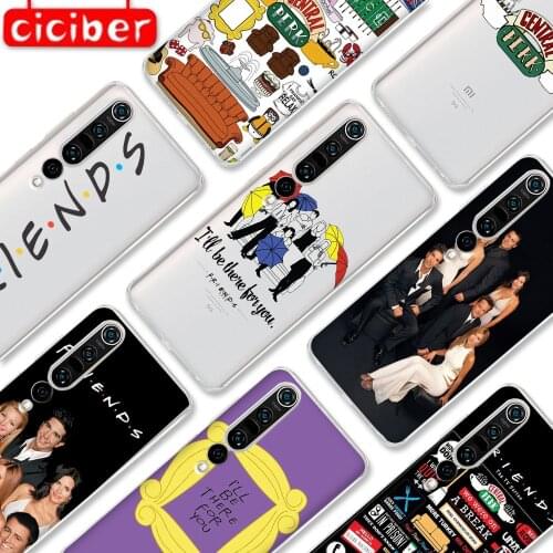 Friends TV Phone Cases For Xiaomi MI Note 10 9 9T Pro SE A2 A1 A3 Lite 6X 5X F1 CC9 Redmi Note 8T 9 8 7 K30 Pro Soft TPU fundas