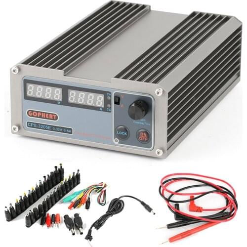 Digital Adjustable MINI DC Power Supply OVP/OCP/OTP 32V5A 110-230V 0.01V/0.001A EU+1set DC JACK For Lab Notebook Computer Repair