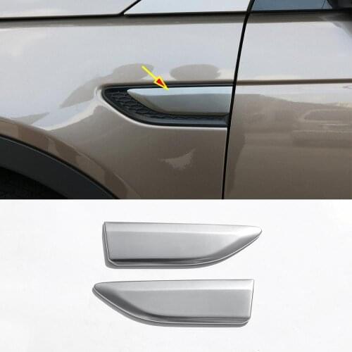 For Land Rover Discovery Sport L550 2020 Side Vent Decoration trim ABS plastic Sticker Car Exterior Accessories 2pcs