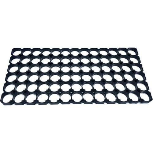 21700 6*13 Batteries Holder Bracket Cell Safety Anti Vibration Plastic Cylindrical Battery Brackets For 21700 Lithium Batteries