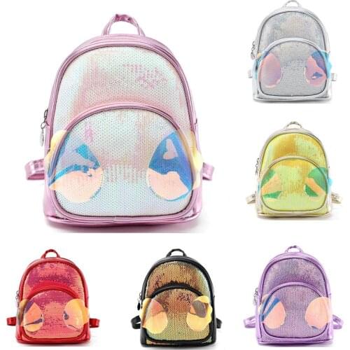 Childrens Mini Backpacks Cute Sequins School Backpacks Children School Bags Cute Wing Sequins Baby Girls Boys Backpack Child
