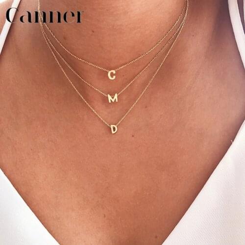 100% 925 Sterling Silver Pendant Necklace English Letters Necklaces Fine Jewelry For Women Girls Daily Accessories collares W3