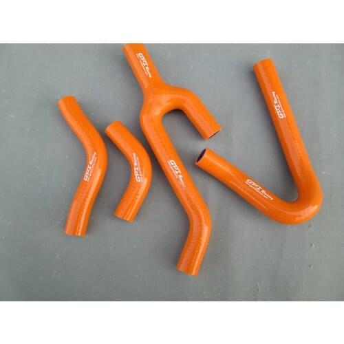 For KTM 250/300/380 SX/EXC/MXC 250MXC 380SX 300EXC silicone radiator hose kit 03 99 00 01 02 98 1998-2003 orange