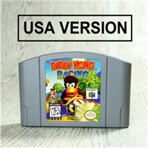 Diddy Kong Racing For 64 Bit Game Cartridge USA Version NTSC Format