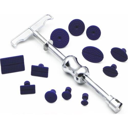 C067 Automotive Dent Removal Tools Dent Repair Kit Slide Hammer Hand Puller Kit Stainless Steel Auto Paintless Dent Removal Tool