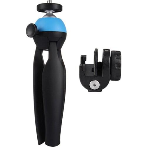 PULUZ Pocket Mini Tripod Mount with 360 Degree Ball Head, smartphone holder & Phone Clamp for Smartphones