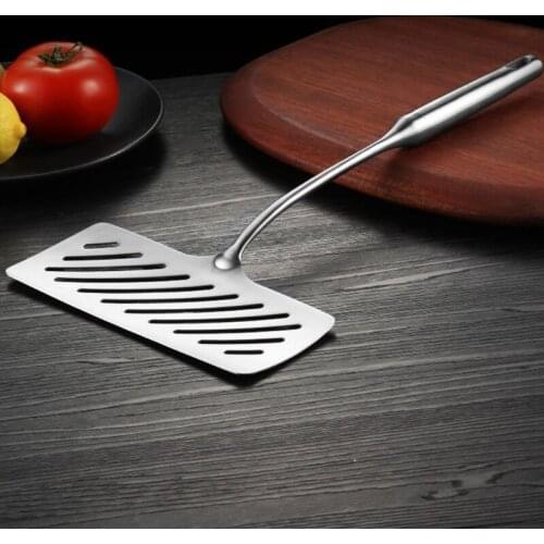 Cooking Long Handle Barbecue Tong Fried Steak Shovel Widened Stainless Steel