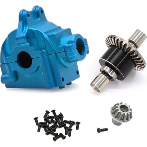 Metal Gearbox Differential Gear Set for 1/14 WLtoys 144001 RC Car Accessories