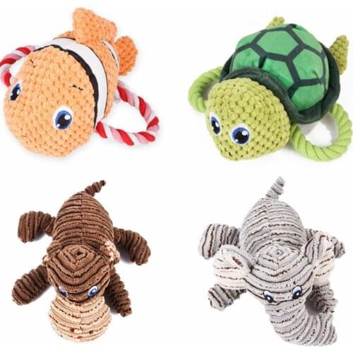 Cute Bear Shape Pet Dog Toys Squeaking Stuffed Plush Toys For Dogs Cat Chew Squeak Toy for Small Large Dogs Play Funny Training