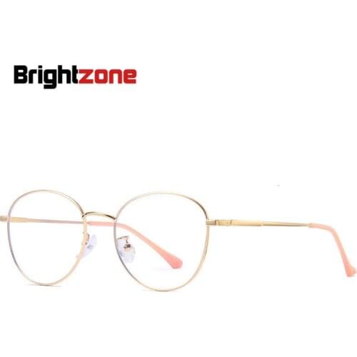 Brightzone Fashion Fullrim Computer Clear Myopia Spectacle Optical Designers Women Men With 1.56 Aspherical Anti Blue Ray Lenses