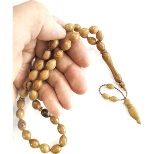 Prayer Bead Olive Tree Gift Tasbeeh Muslim Tesbih Rosary High Quality Wood 99 Natural Lathe Handmade Misbah Musbiha Elegant