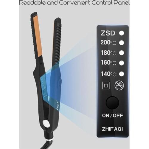 Small Flat Iron Chapinha Ultra-Thin Professional Hair Straightener Curler Ceramic Straightening Iron Fast Heating Styling Tool40