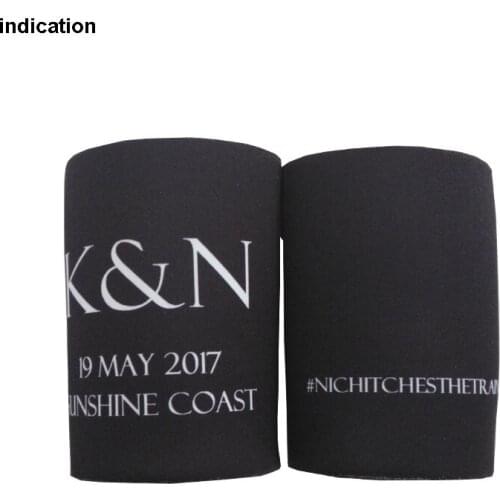 200pcs Hot Selling Stubby holder With Customer LOGO/Pattern Printed Neoprene Can Cooler For Beer Wine Food During Celebrations