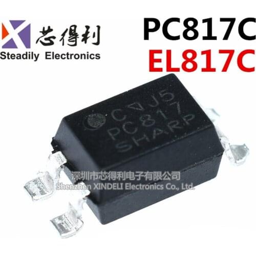 50pcs/lot New SOP4 EL817C EL817S-C PC817C PC817 Opto-Coupler
