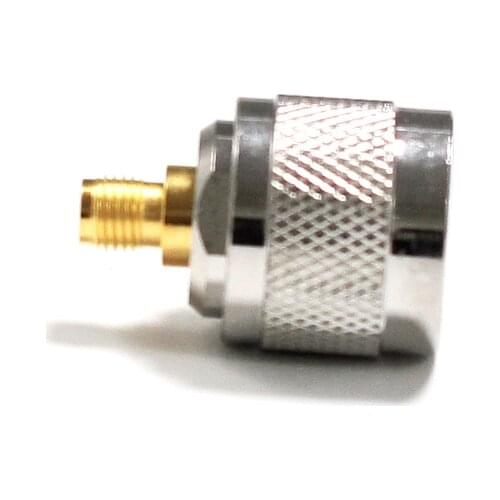 1pc N male plug switch SMA female jack RF Coax Adapter convertor Straight Nickelplated NEW wholesale