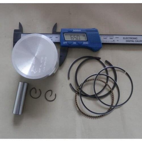 FJ180V PISTON KIT 65MM FOR KAAZ KAWASAKI FC180 MTD WEIBANG WB536HK 179CC 4T 4 ~ 6.5HP MOWERS CYLINDER RINGS PIN CLIPS ASSEMBLY