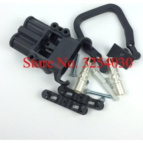Supplying Imported Germany Orginal Black 150V 320A REMA Battery Connectors Black Female REMA320 for Electric Pallet Trucks