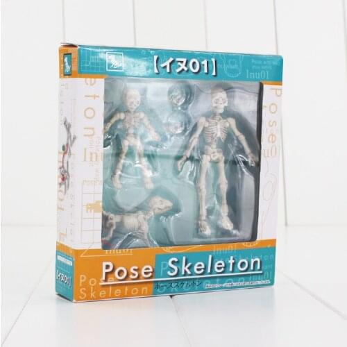 Boxed Pose Skeleton Mode PVC Figure Toy Human Dog Skeleton Body Chan Body Kun