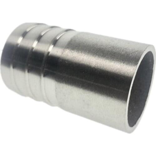 10mm - 113mm Tube O/D 304 Stainless Steel Sanitary Hose Barb Weld Pipe Fitting Connector