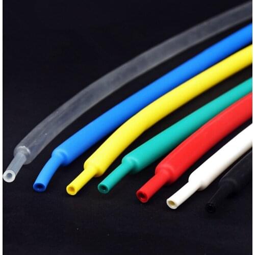 Heat Shrink Tube Diameter 1.6mm 2.4mm 3.2mm 4.8mm 6.4mm 7.9mm 9.5mm 12.7mm 15.4mm 19.1mm 25.4mm 30mm R/Y/Blue/G/B/W/transparency