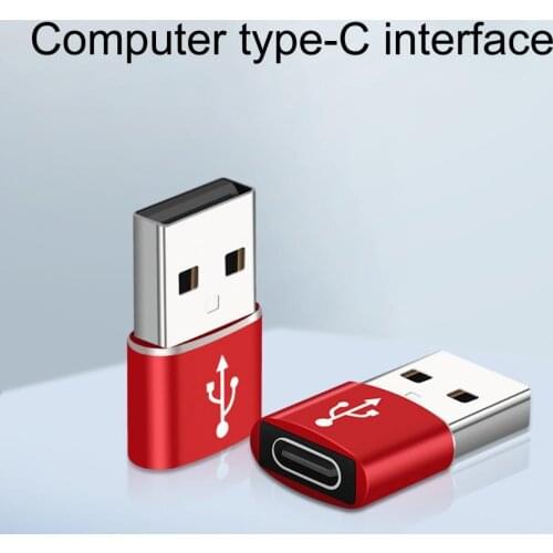 USB Type C OTG Adapter Mini High Speed Plug Play Portable USB to Type-C Charging Data Converter for Mobile Phone