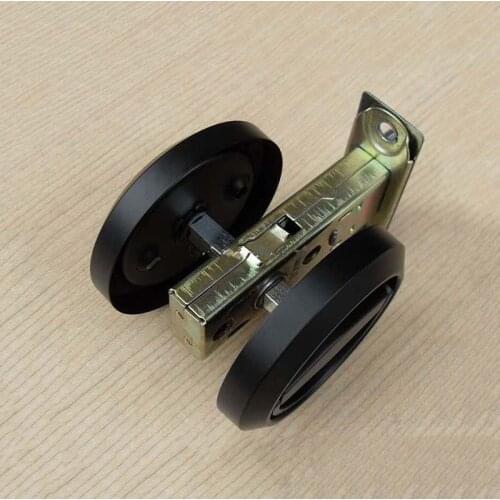 Black Stainless Steel Recessed Hood lock Cup Handle Hidden Door Locks Door Handles for Interior Doors Combination Locks KF421