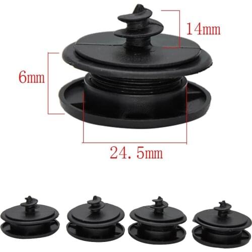 4pcs Car Fastener Floor Mat Clips Carpet Fixing Clamps Buckles For VW All Models Clamps Holders Fasteners Anti Skid Black