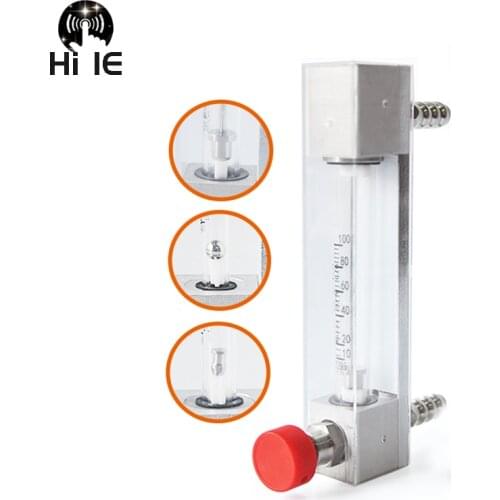 1pc LZB-3WB Double Ring Calibration Plexiglass Air Argon Oxygen NitrogenFlow Meter Gas Argon AR/CO2 Float Flowmeter