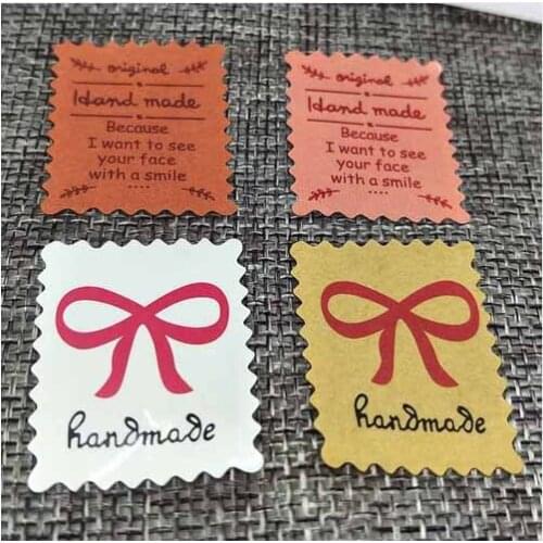 1000pcs pink gift handmade seal labels DIY thank you gifts/jewelry/candy faovrs/bakery/cookies package tag labels