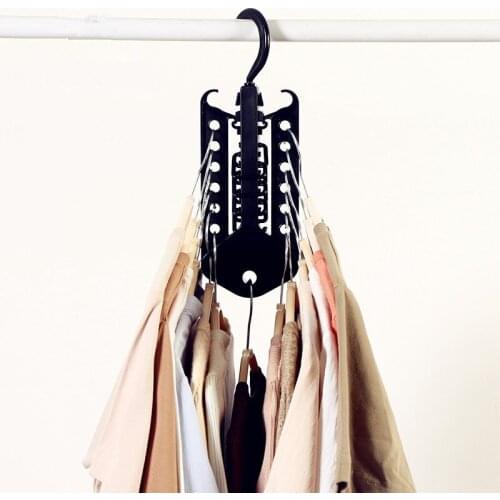 2018 High-capacity magic hanging shelves loading 10kg rotateing 360 degree racking multi-functional retractable ABS shelving