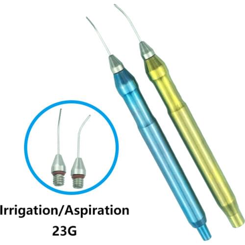 23G Eye Handle 105mm Ophthalmic Irrigation/Aspiration Handpiece Forceps Ophthalmic Tweezer Instrument Ophthalmic