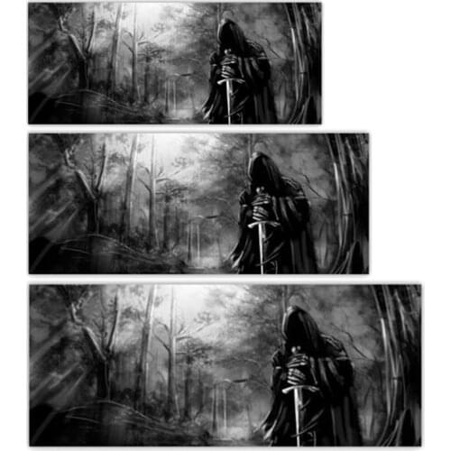 3D Grim Reaper Death Forest Rear Window Graphic Sticker Car Truck SUV Van Decal Waterproof and removable