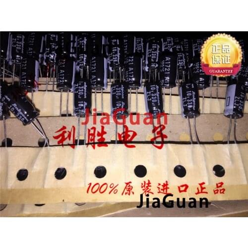50PCS NEW JAPAN RUBYCON ZLJ 10V330UF 6x11mm105 degrees 330UF 10V Electrolytic capacitor zlj Series 330uf/10V